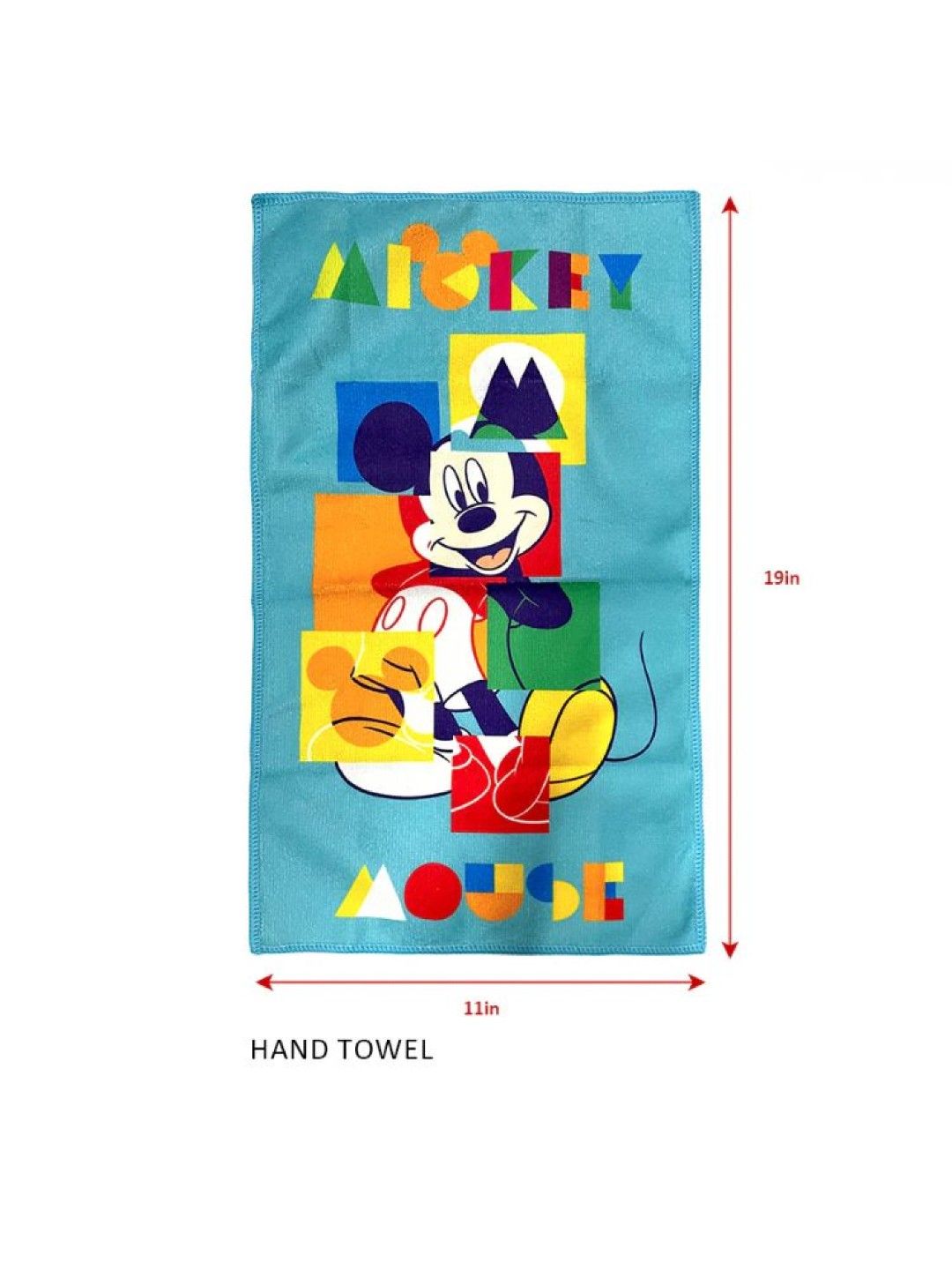 Disney Totsafe Disney Microfiber Towel - 2pc Face and Hand Towel (Mickey Spectrum- Image 2)