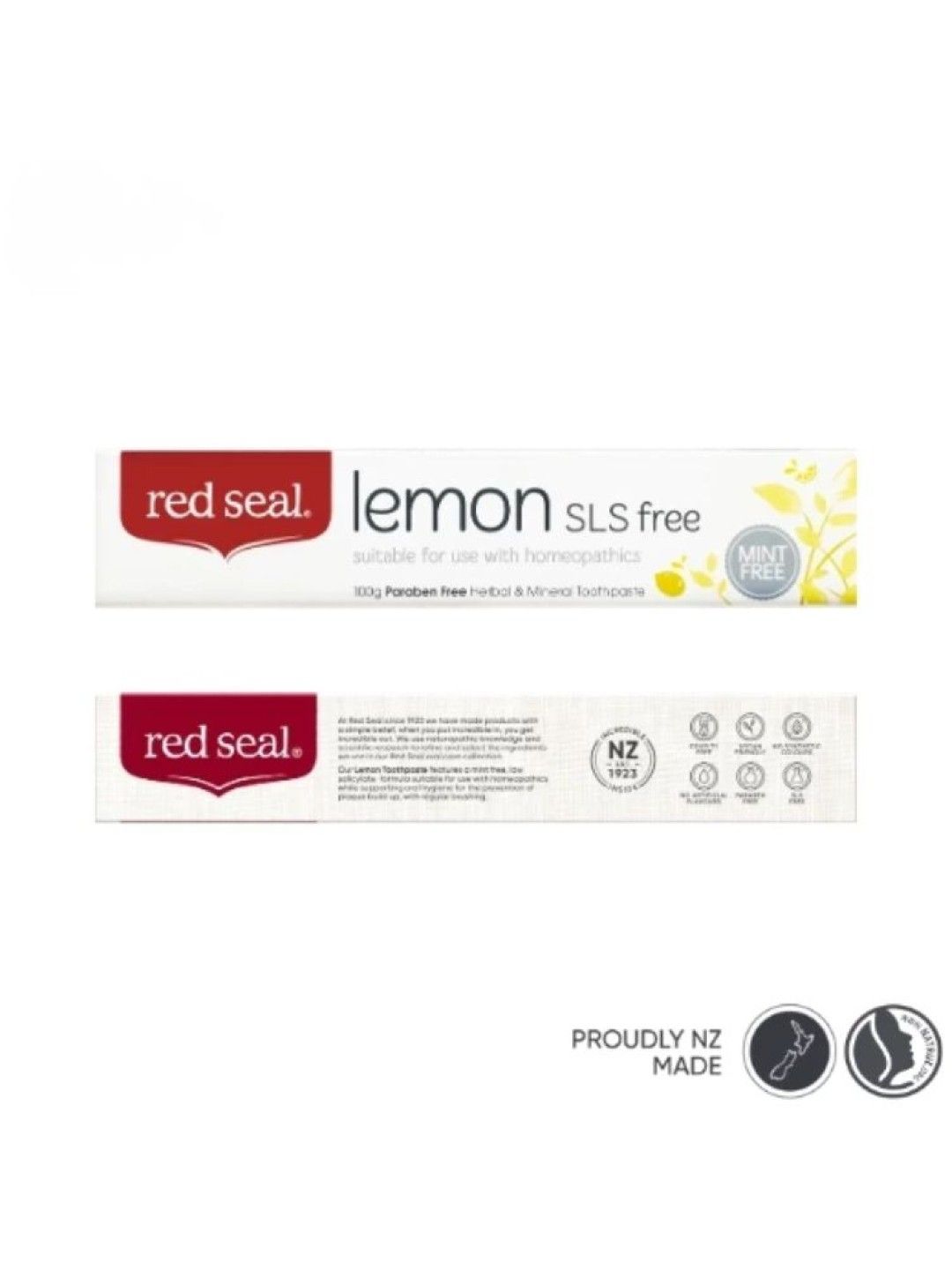 Red Seal Lemon Toothpaste 100g (Flouride-Free) (No Color- Image 2)