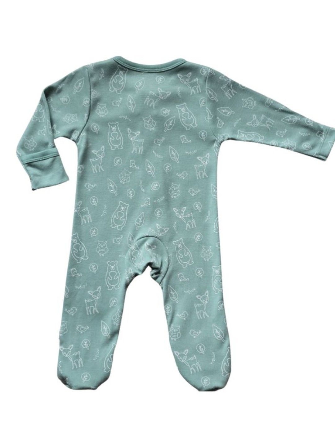 Babysoy Forest Friend Dragonfly Zipper Footie (No Color- Image 2)