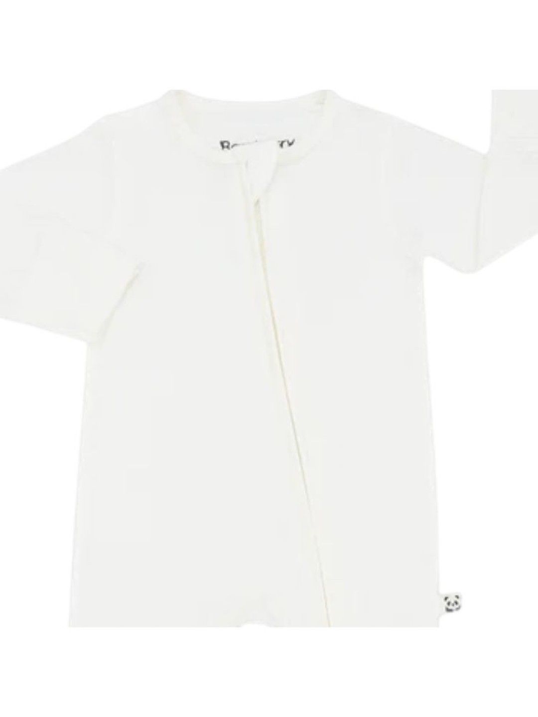 Bamberry Baby Zippered Romper - White Cloud (No Color- Image 2)