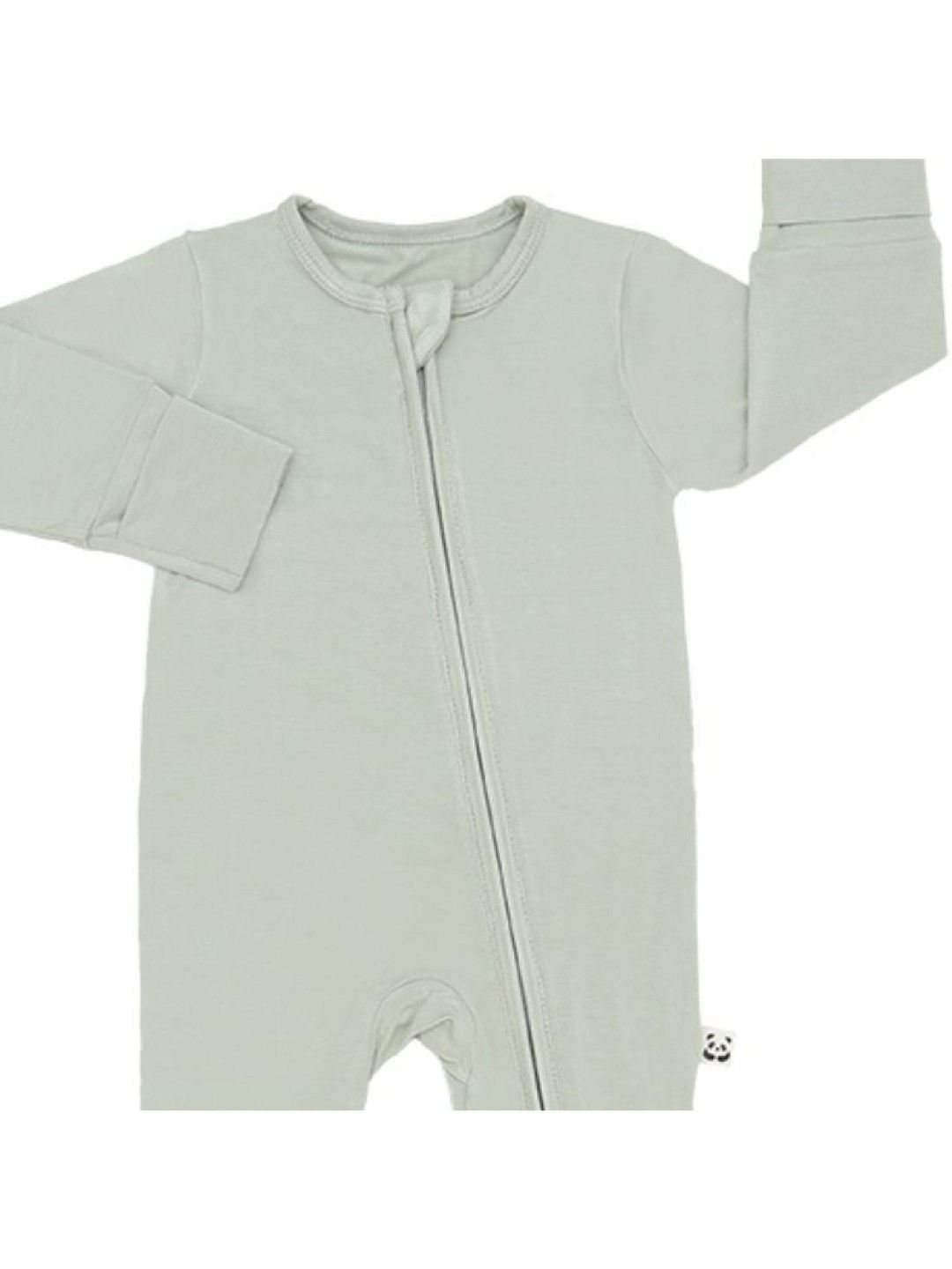 Bamberry Baby Zippered Romper (Mistletoe Green- Image 2)