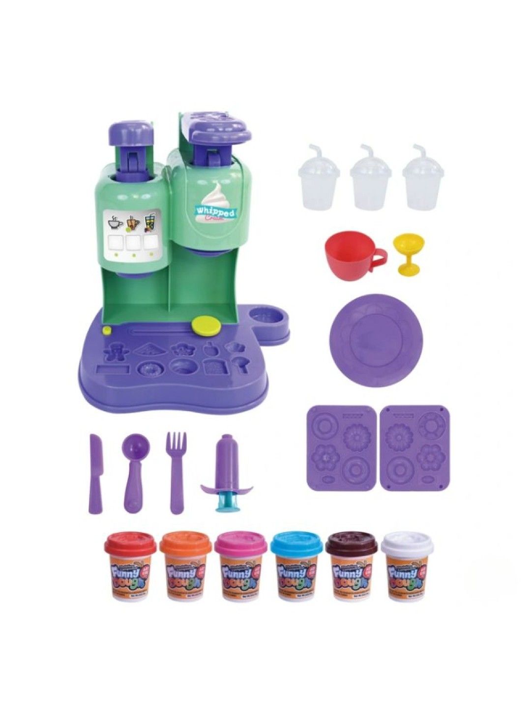 ARTKIDS Coffee And Ice Cream Machine Maker Clay Dough Set (No Color- Image 2)