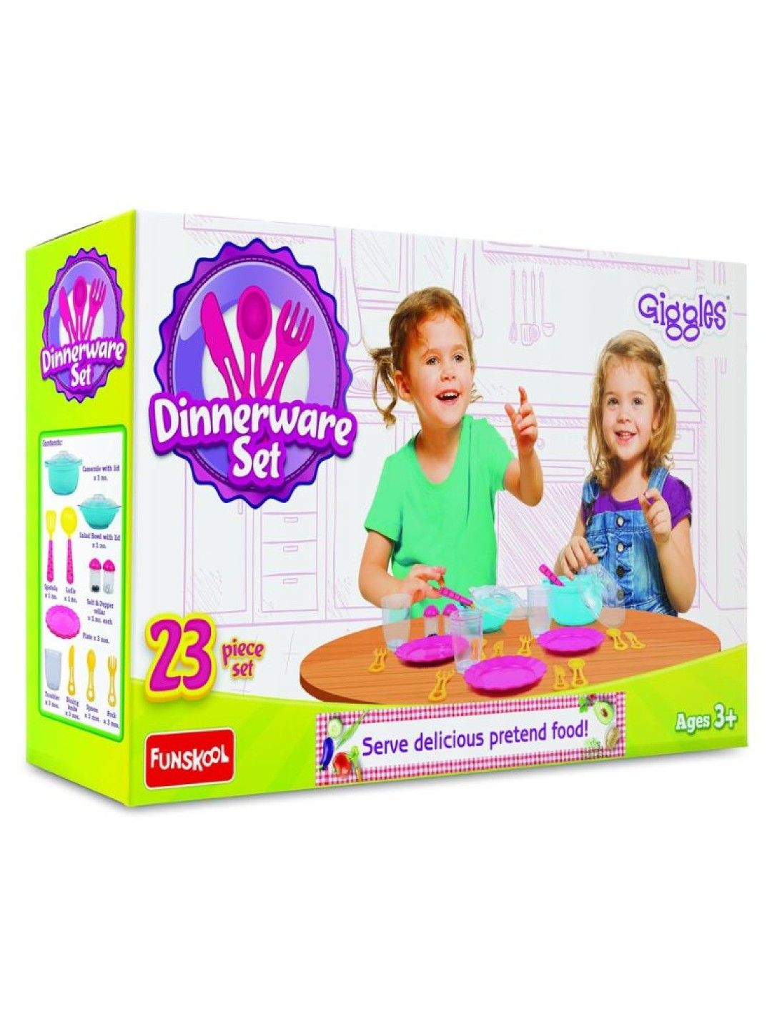 Giggles Dinnerware Set (No Color- Image 3)