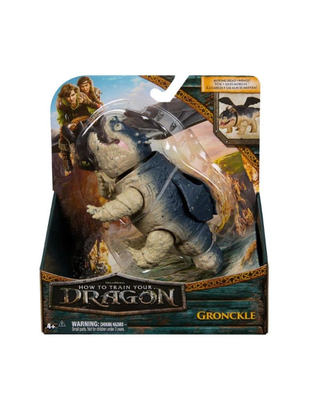 How to Train Your Dragon Small Dragons - Gronckle (No Color- Image 4)