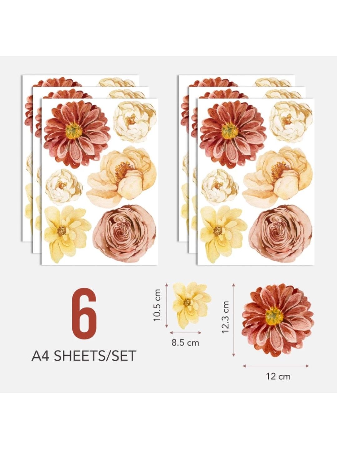 Room for Tots Flower Bar Vinyl Wall Sticker (No Color- Image 2)
