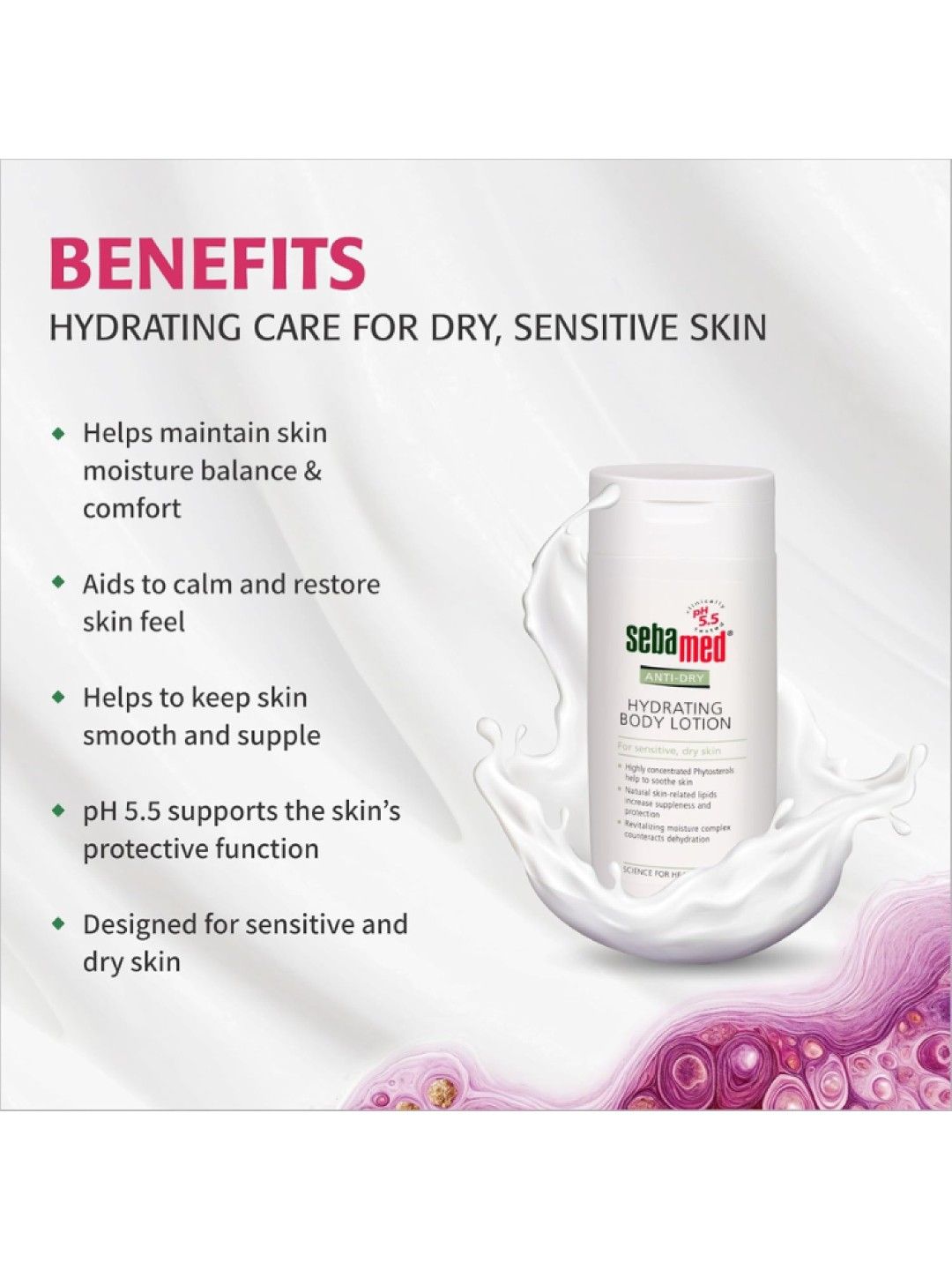 Sebamed Anti-Dry Hydrating Body Lotion 200ml (No Color- Image 3)