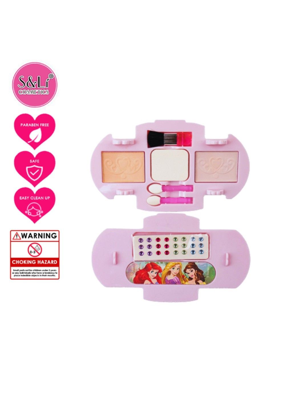 S&Li Cosmetics Disney Princess Crystal Love Mini Makeup Cart (No Color- Image 2)