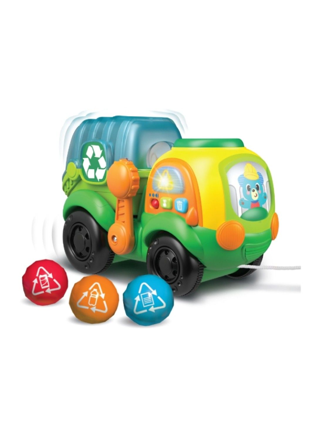 winfun Go Green Pull-Along Recycle Truck (No Color- Image 2)