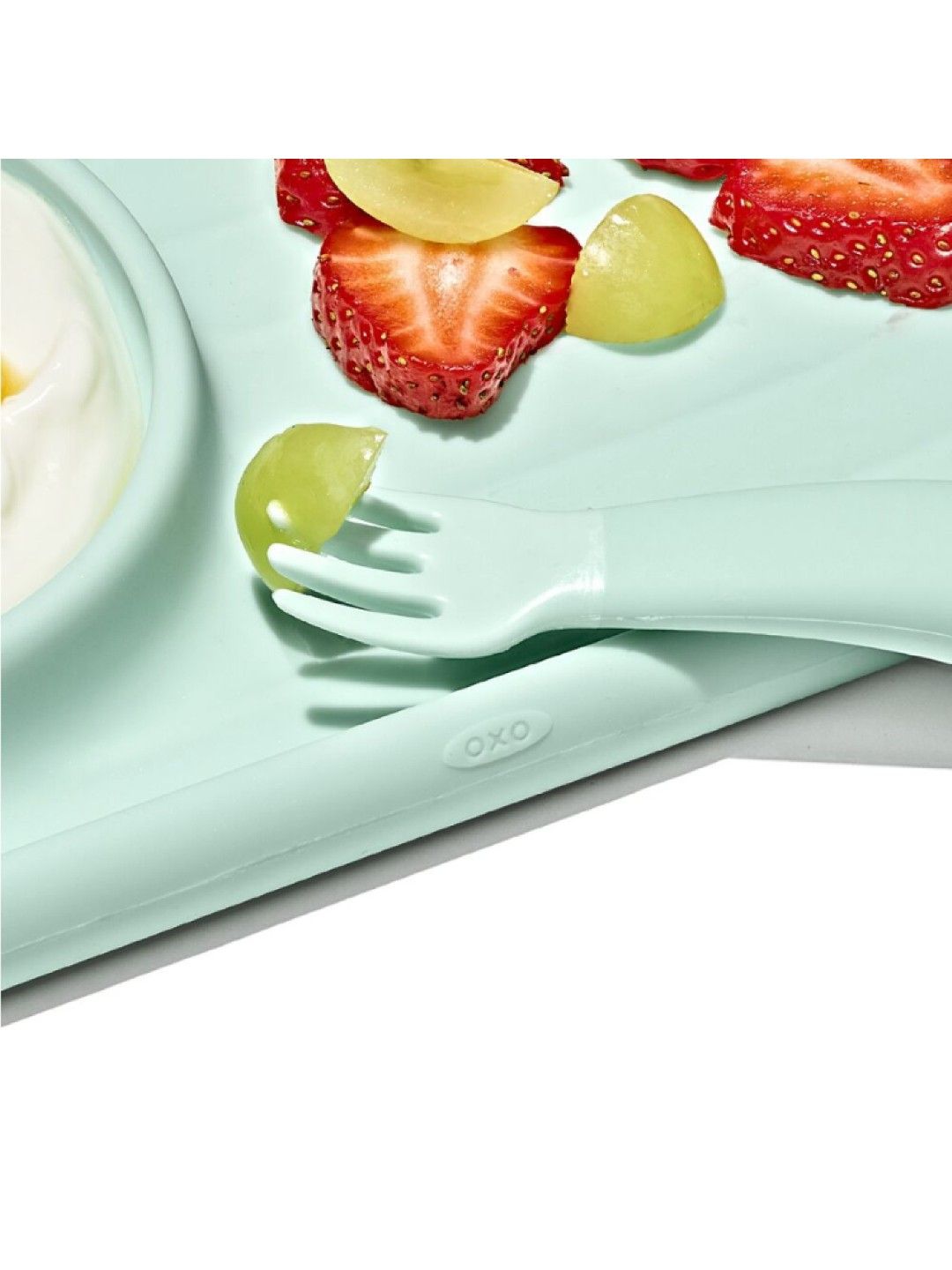 Oxo Tot Mini Fork and Spoon Set (Opal- Image 3)