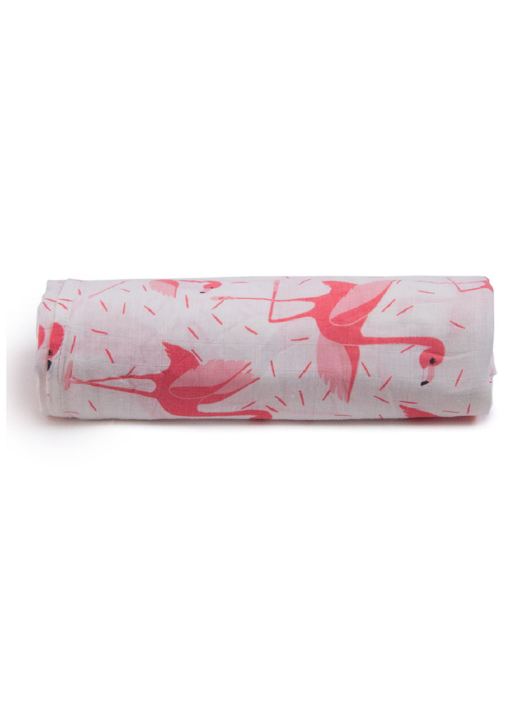 Nuborn Baby Essentials Flamingo Classic Muslin Swaddle Blanket