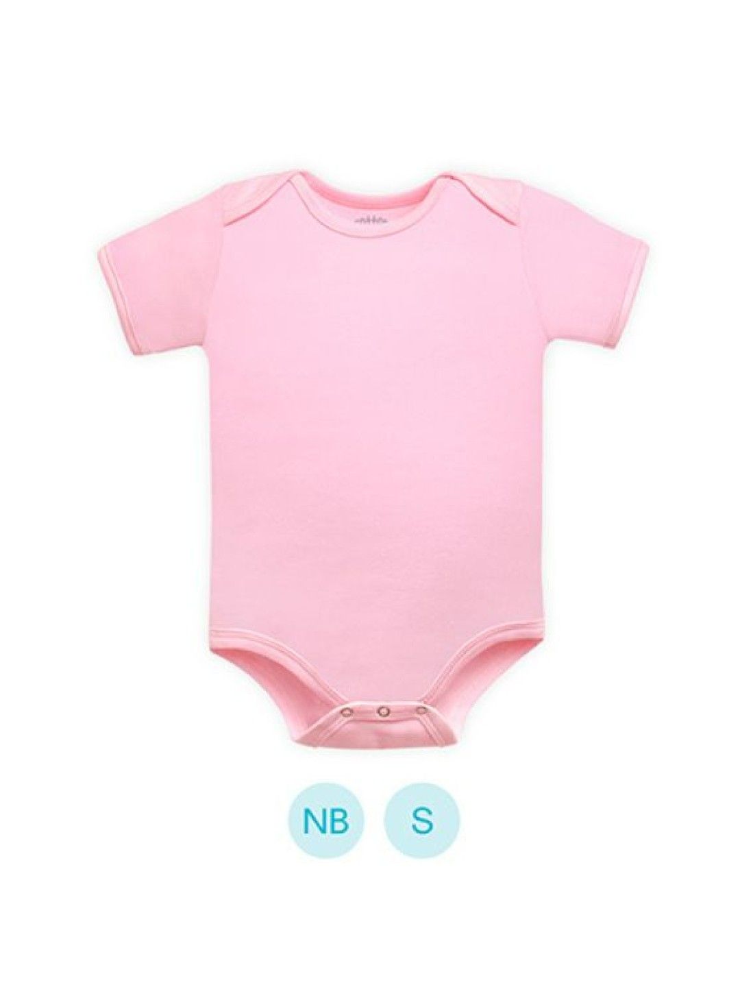 Cotton Stuff Shortsleeves Bodysuit (2pc) (Pink- Image 2)