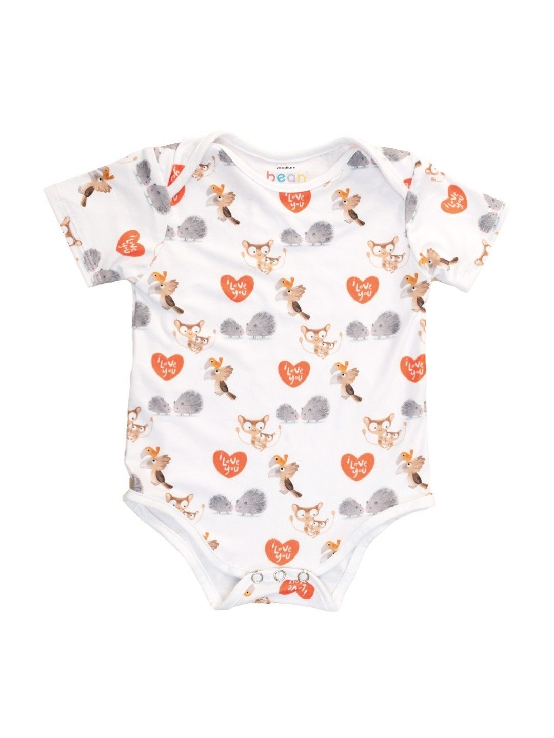 bean fashion Play Onesies by Robert Alejandro (Giraffe , Animals, and Plain Nude) - Set of 3 (No Color- Image 3)