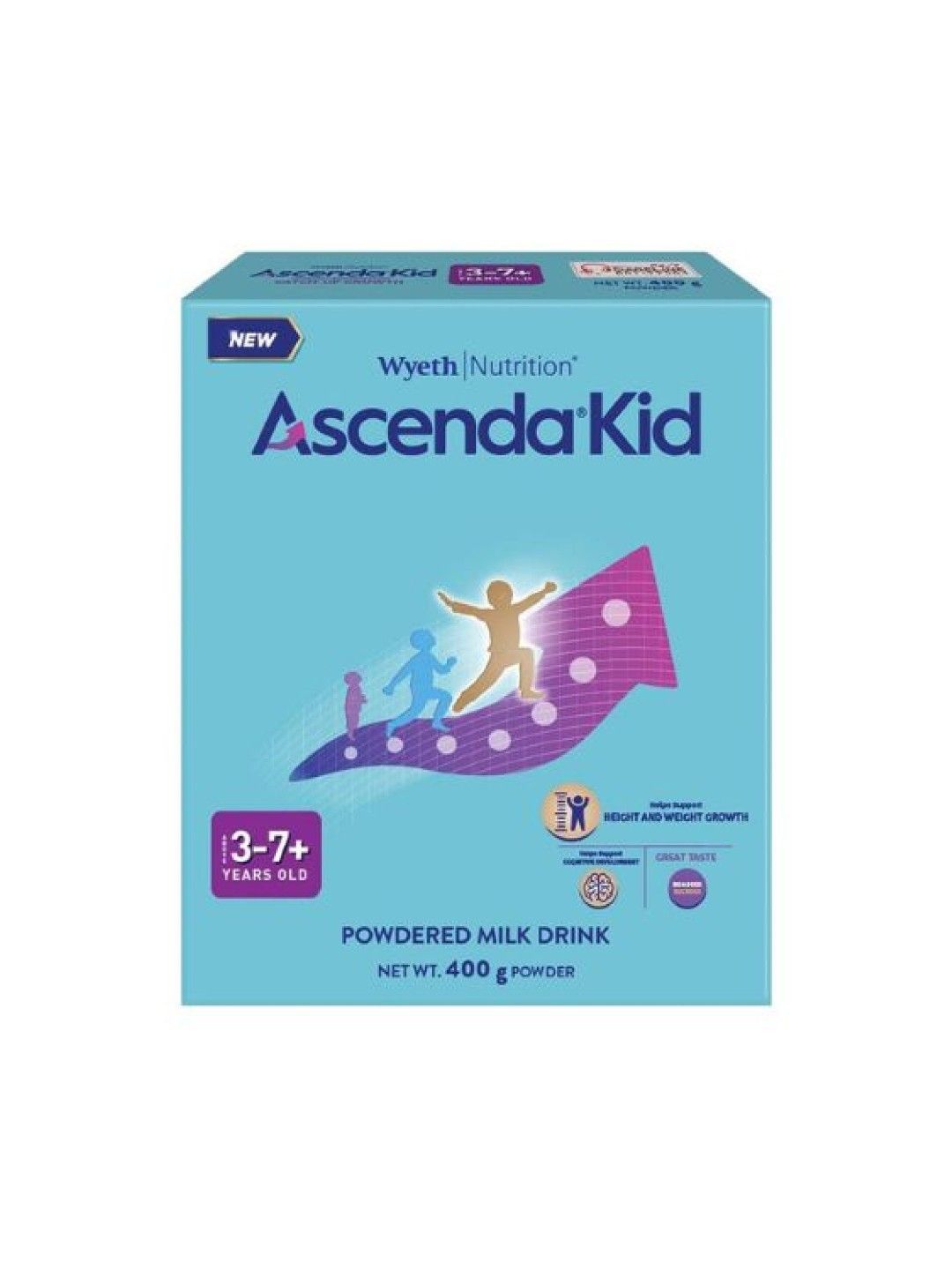 Ascenda 3+ years old Powdered Milk Drink  (400g) (No Color- Image 1)