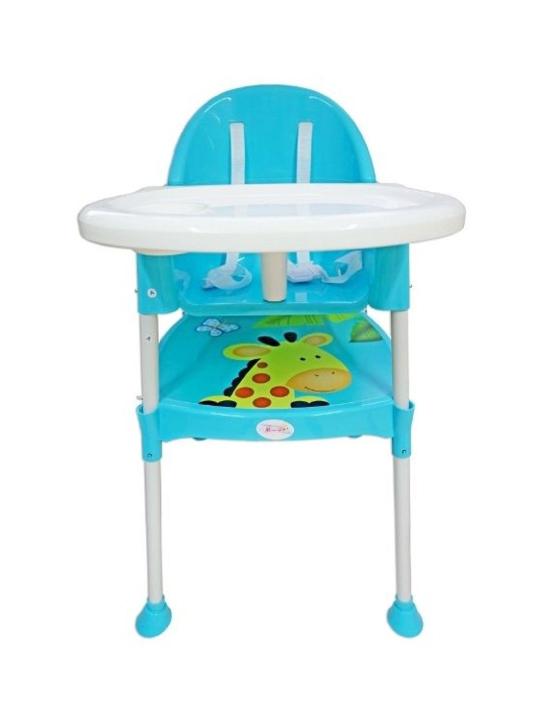 Mimiflo 3-in-1 Convertible High Chair (Blue Giraffe- Image 1)