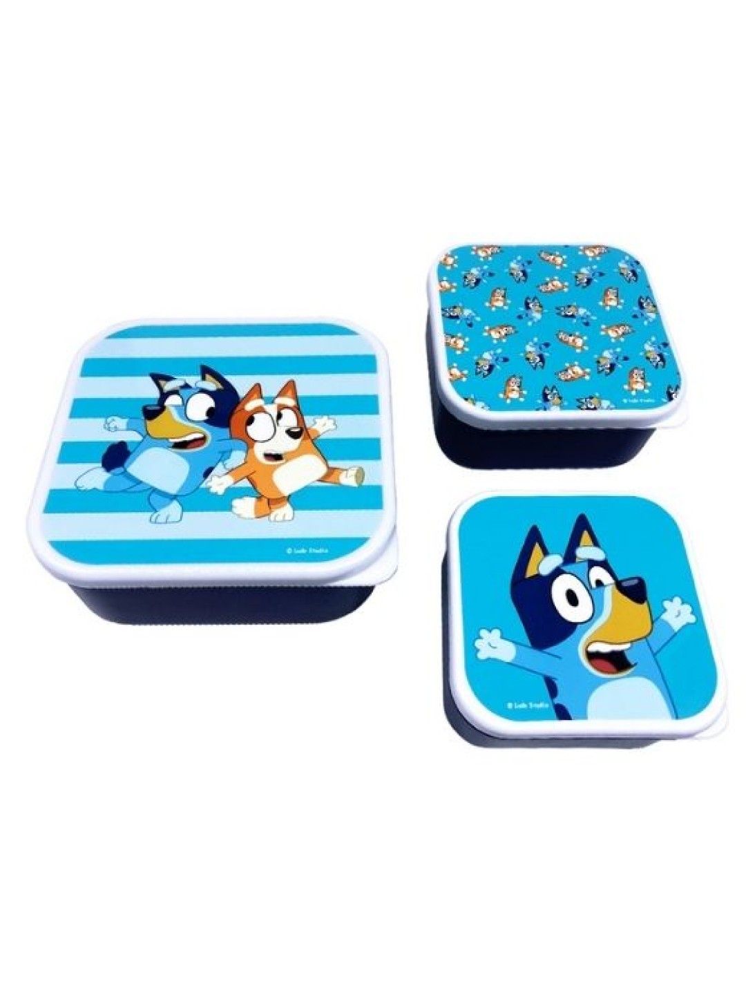 Bluey Totsafe Bluey 3-pc Snack Box (No Color- Image 1)