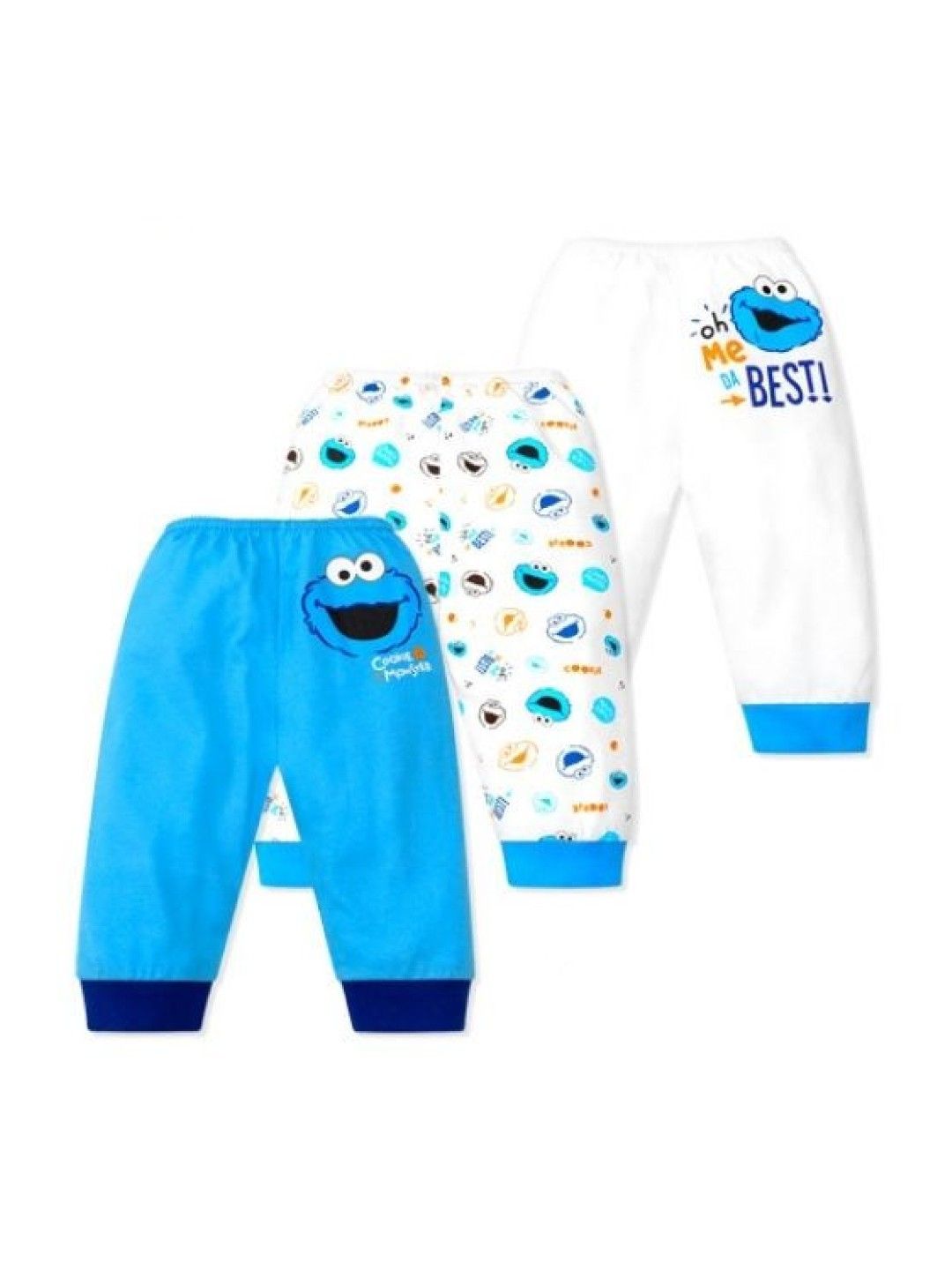 Sesame Street Cookie Monster Collection Pajama Pants 3pcs (No Color- Image 1)