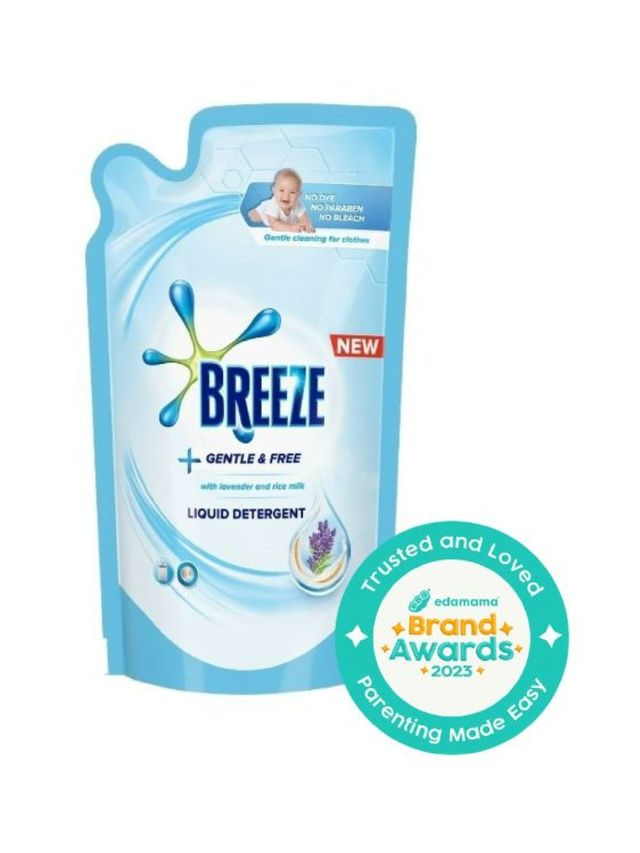Breeze Baby Liquid Detergent Gentle and Free Pouch (650ml)