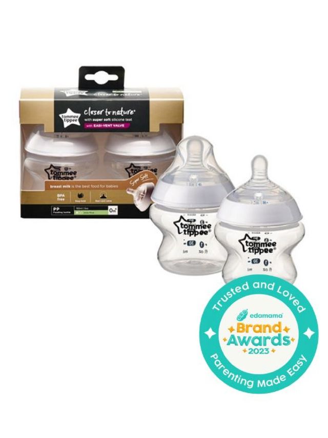 Tommee Tippee CTN PP Bottle 5oz with Super Soft Slow Flow Teat (Pack of 2)