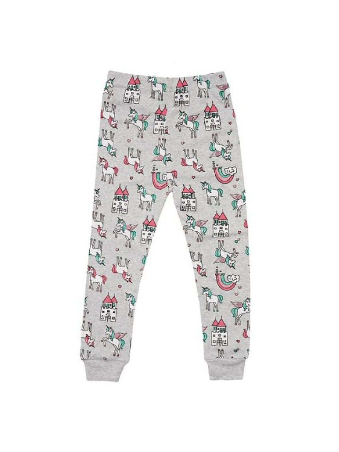 Cottonkind Unicorn Nap Pajama Set (Pink- Image 3)