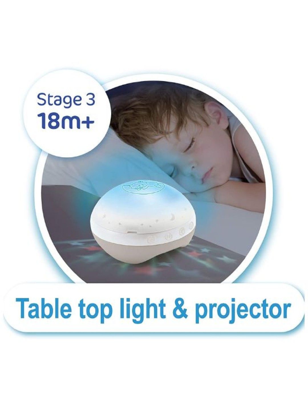 Infantino 3-in-1 Projector Musical Mobile (Blue- Image 4)