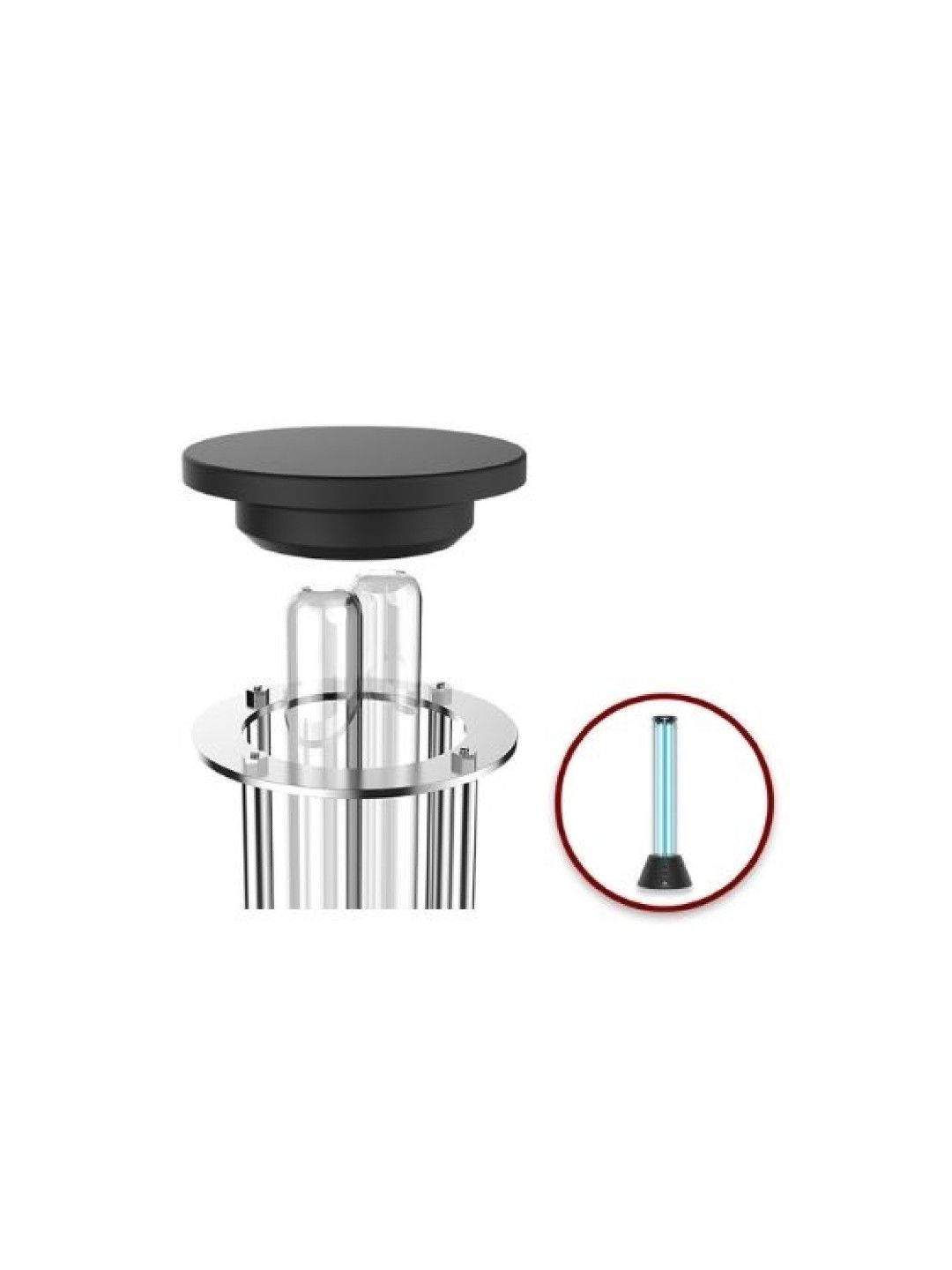 Cherry Smart Disinfecting UV Replacement Desk Lamp (No Color- Image 3)