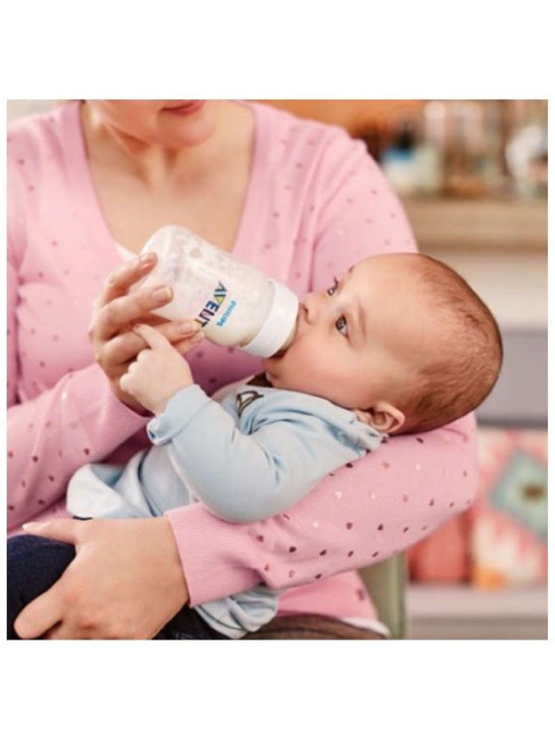 Avent Anti-Colic Baby Bottle Pink Sheep (9oz) (Pink- Image 4)
