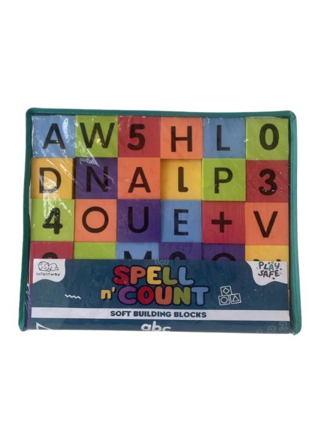 Infantway Spell N' Count Soft Building Blocks (No Color- Image 4)