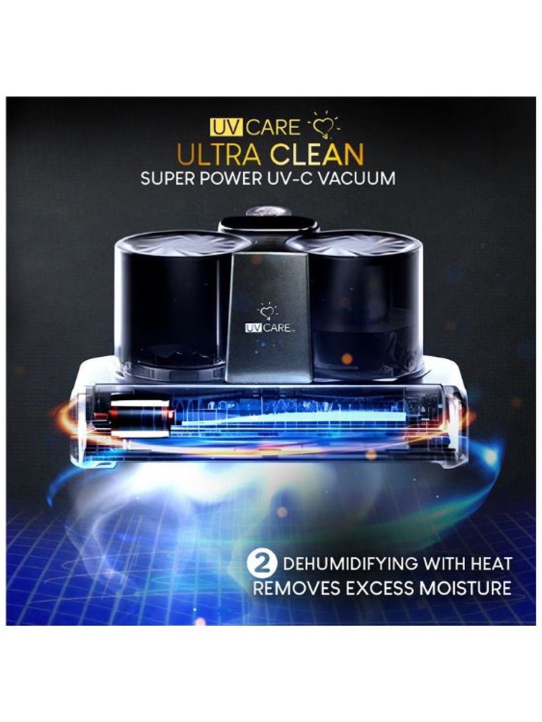 UV Care Ultra Clean Super Power UV-C Vacuum (No Color- Image 3)