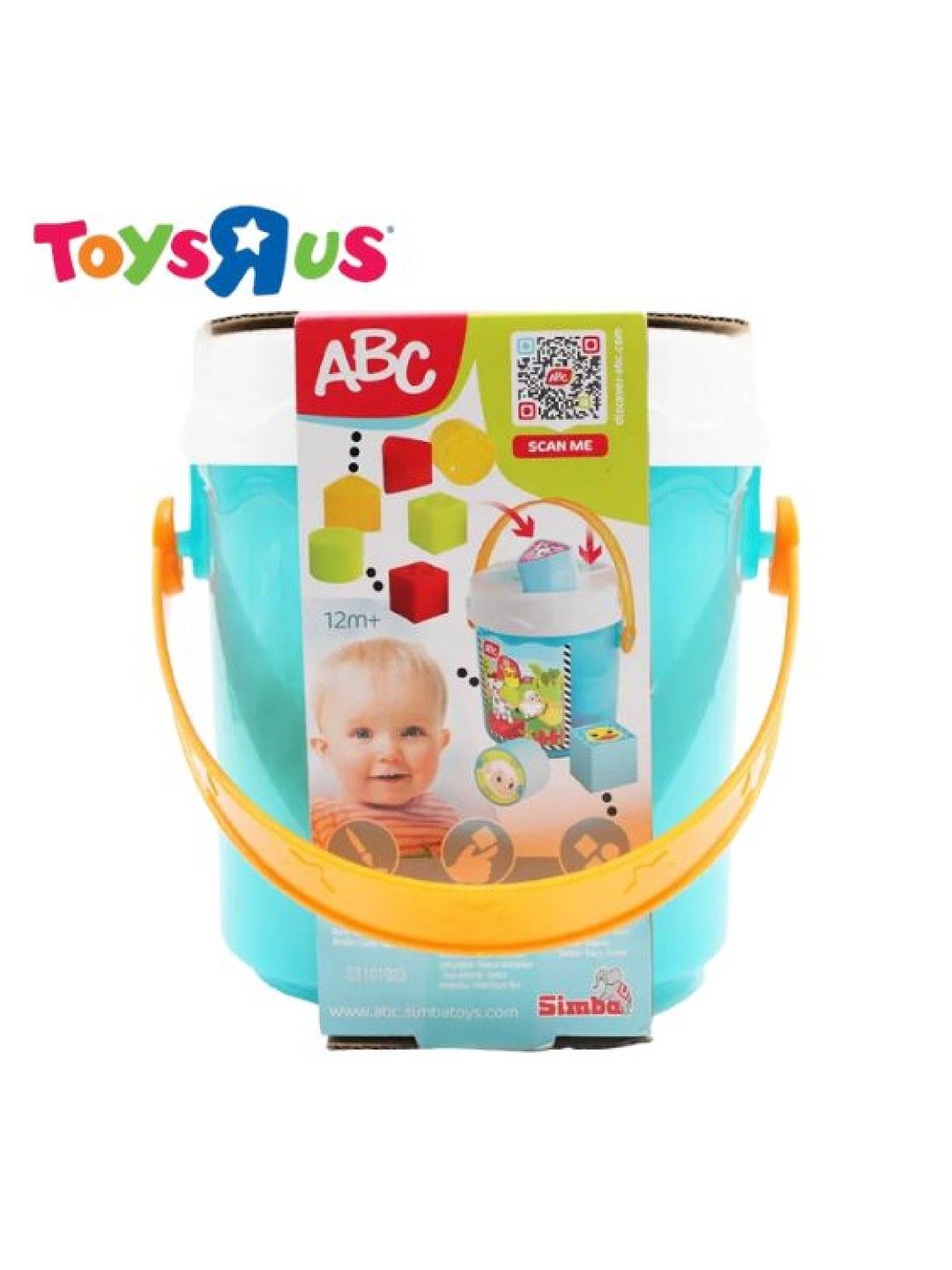 Toys R Us ABC Laugh 'N Learn Colorful Shape Sorting Bucket (No Color- Image 3)