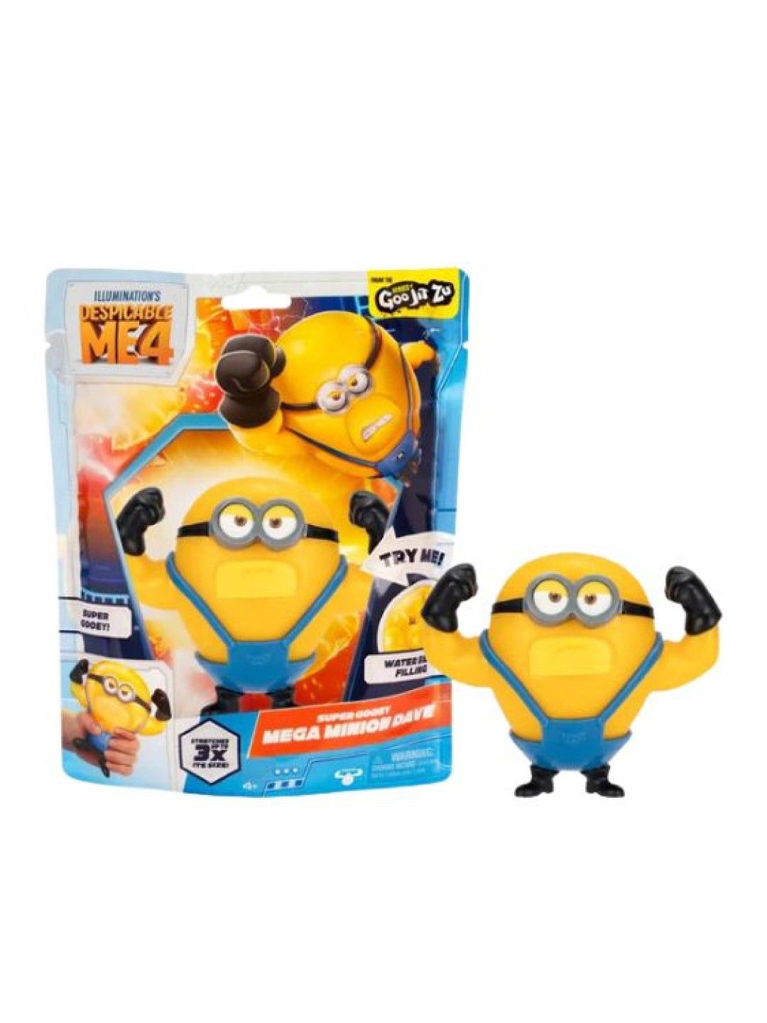 Despicable Me 4 Stretchy Figure Mega Minions Dave Super Gooey (No Color- Image 2)