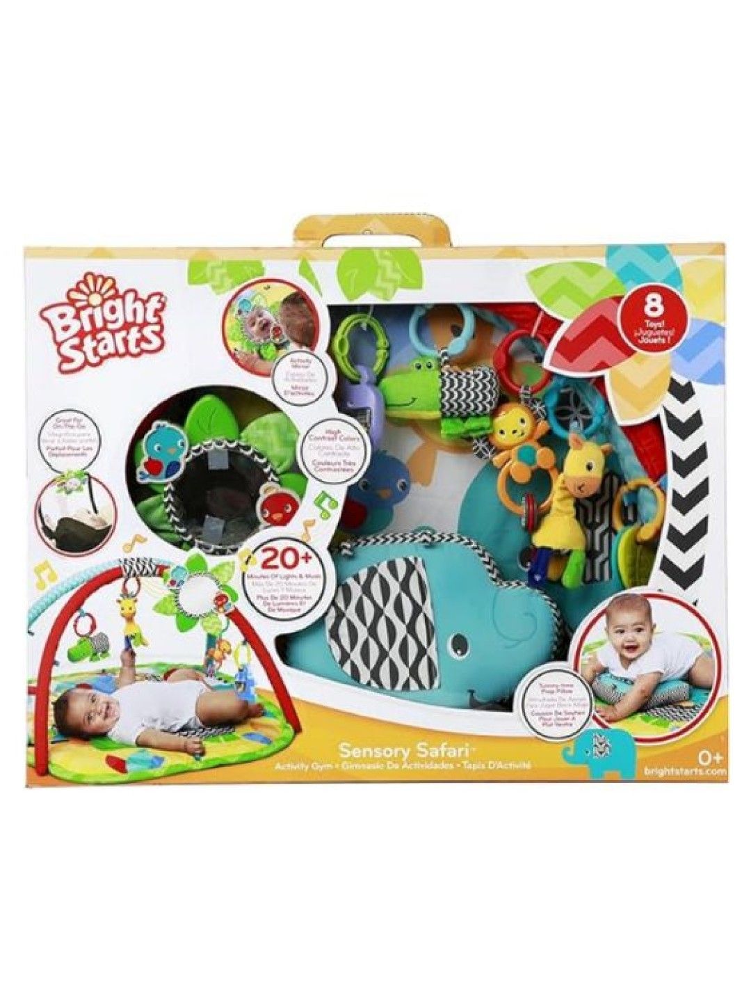 Bright Starts Sensory Safari Activity Gym (No Color- Image 2)