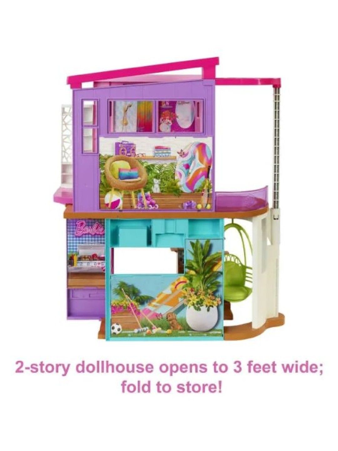 Barbie Estate 2-Story Vacation House Playset (No Color- Image 2)