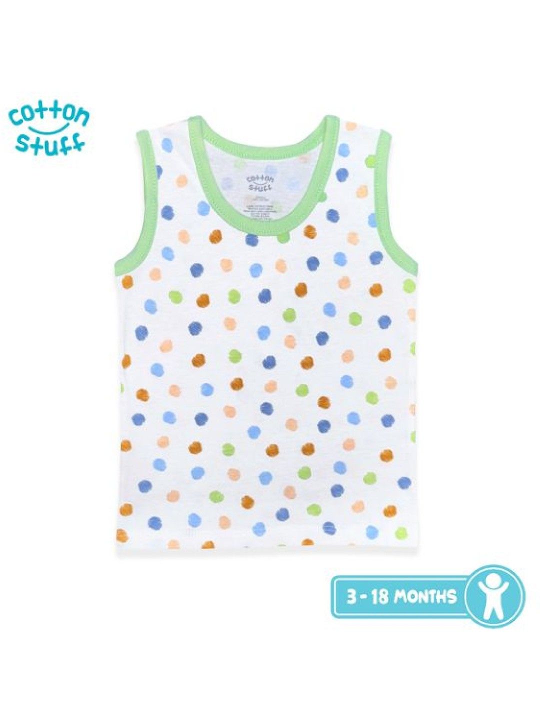 Cotton Stuff 3-piece Sando (Pattern - Boy) (No Color- Image 3)