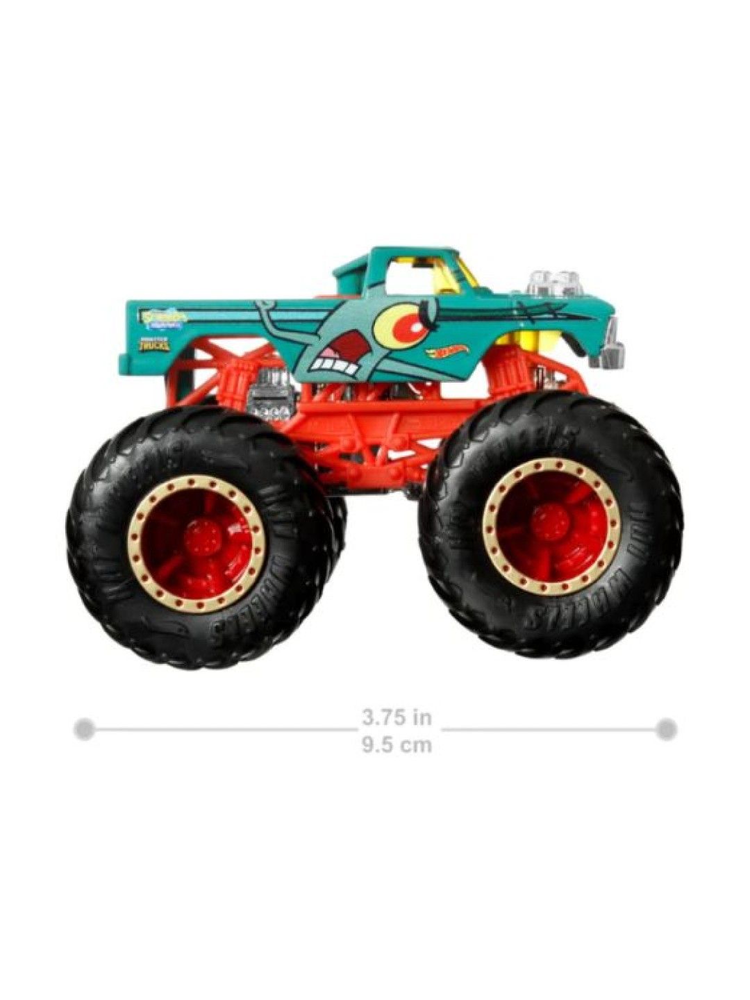 Hot Wheels Monster Trucks 1:64 Spongebob Series - Plankton (No Color- Image 3)