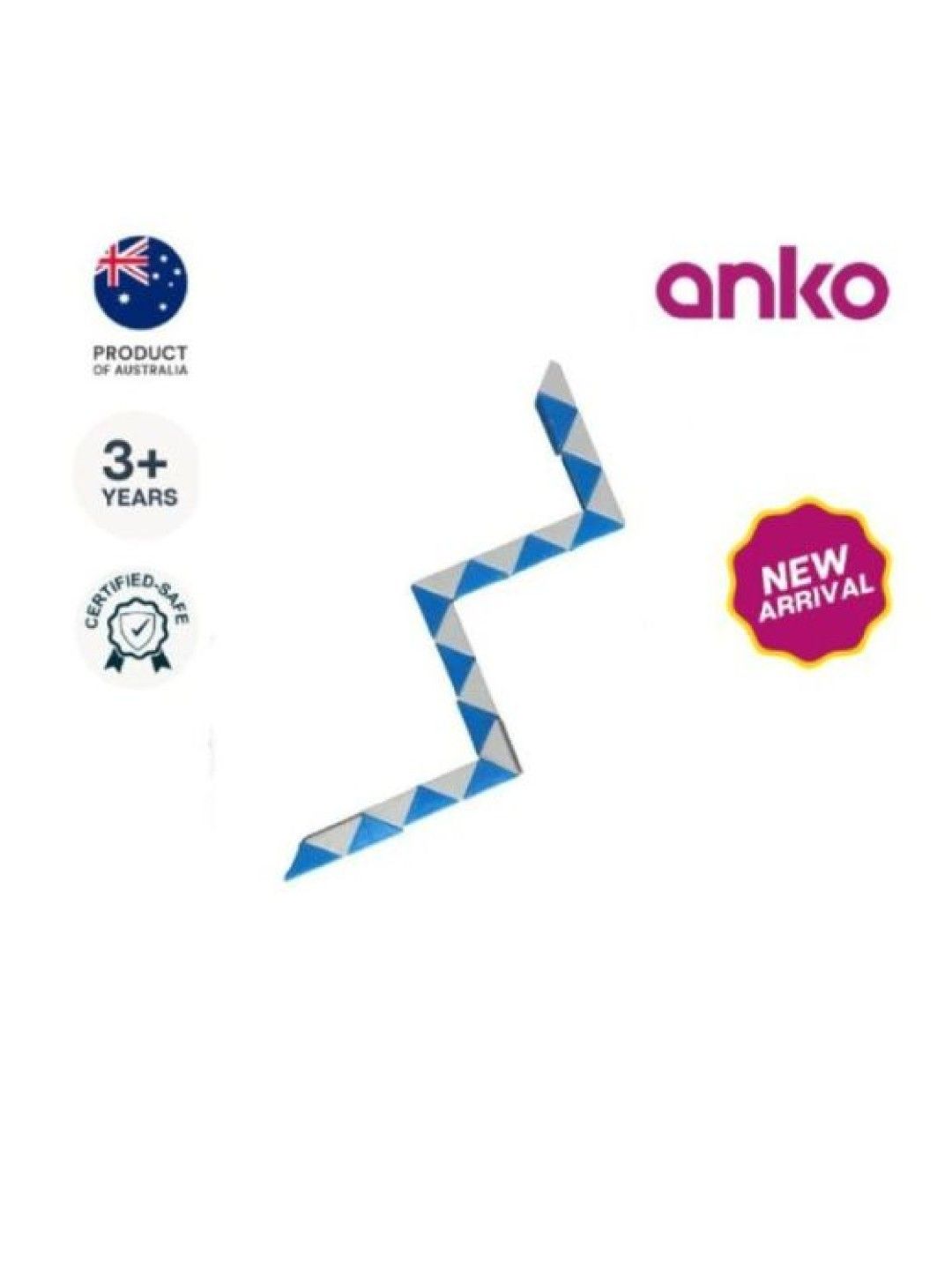 Anko Puzzle Snake (Blue) (No Color- Image 3)