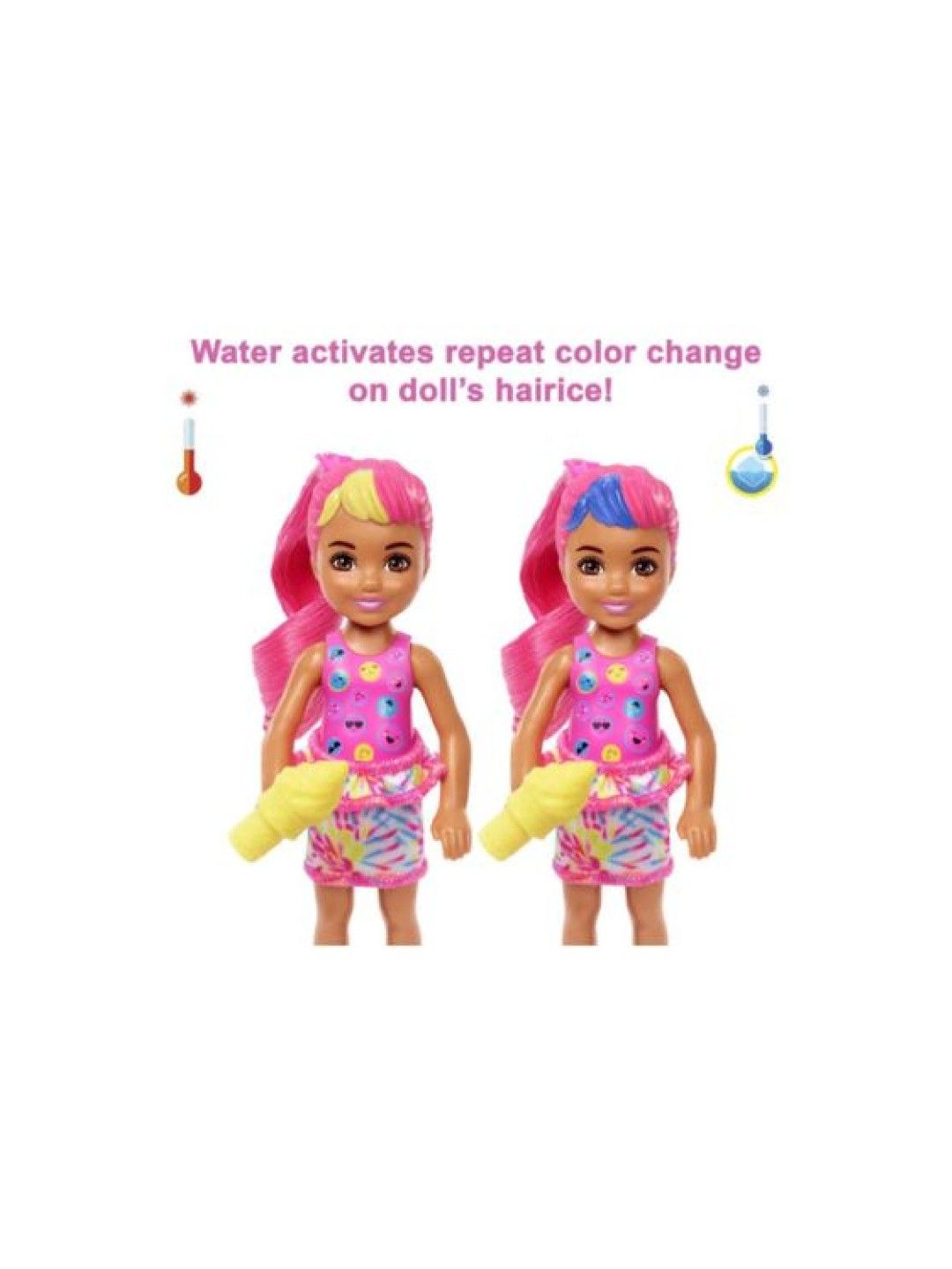 Barbie Chelsea Color Reveal Neon Tie-Dye Series (No Color- Image 4)
