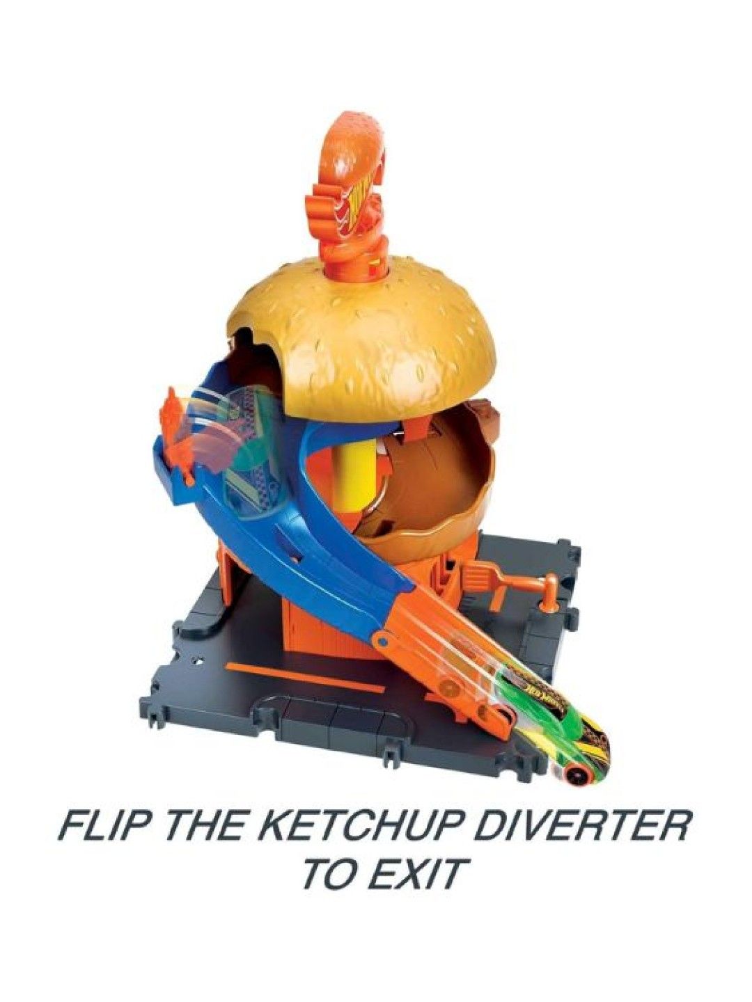 Hot Wheels City Burger Drive-Thru Playset (No Color- Image 3)