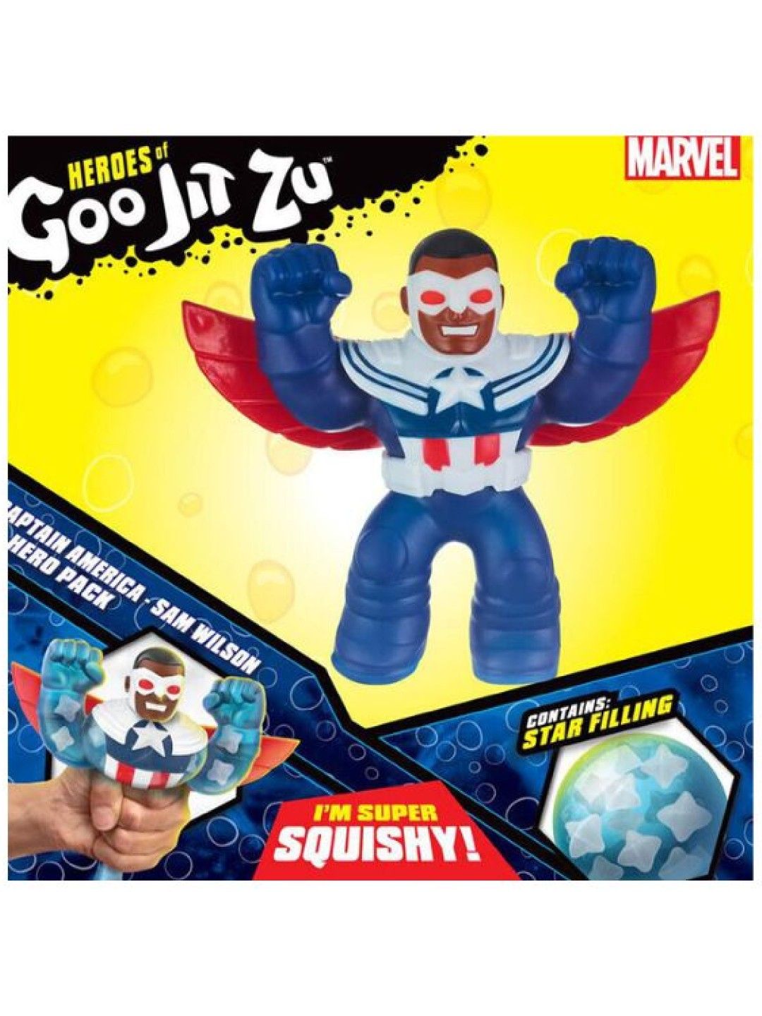 Heroes of Goo Jit Zu Marvel S5 Hero Pack - Falcon (No Color- Image 3)