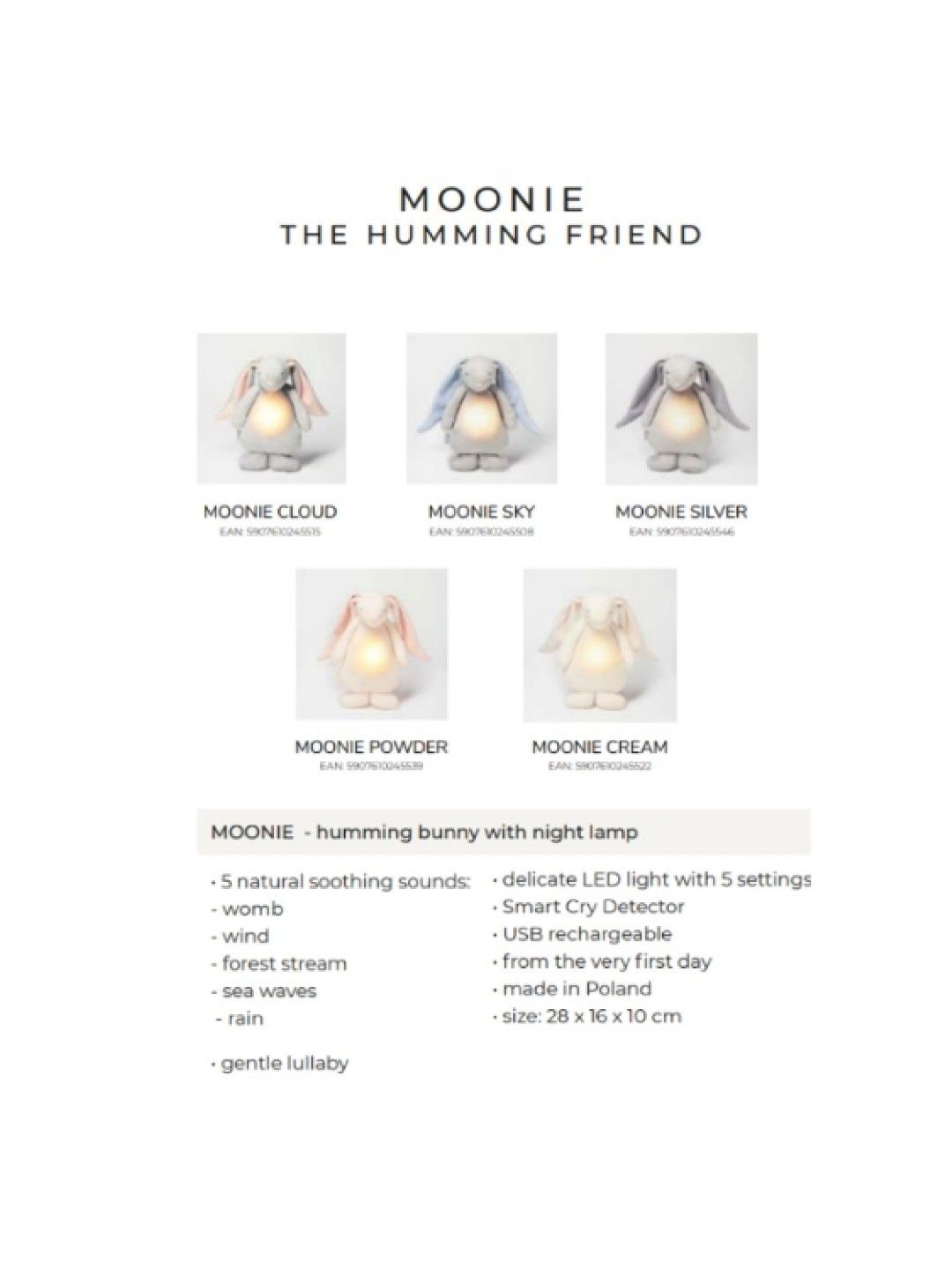 Moonie Organic Humming Bunny (Polar- Image 3)