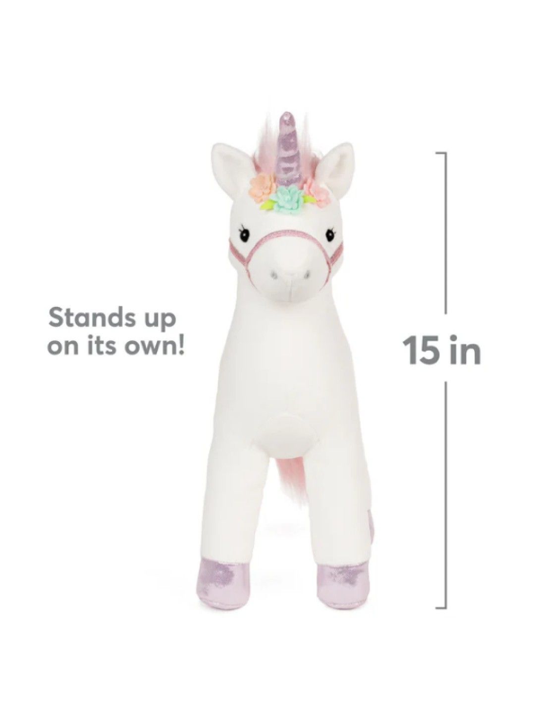 Gund Lily Rose Unicorn 15" - Pink (No Color- Image 3)