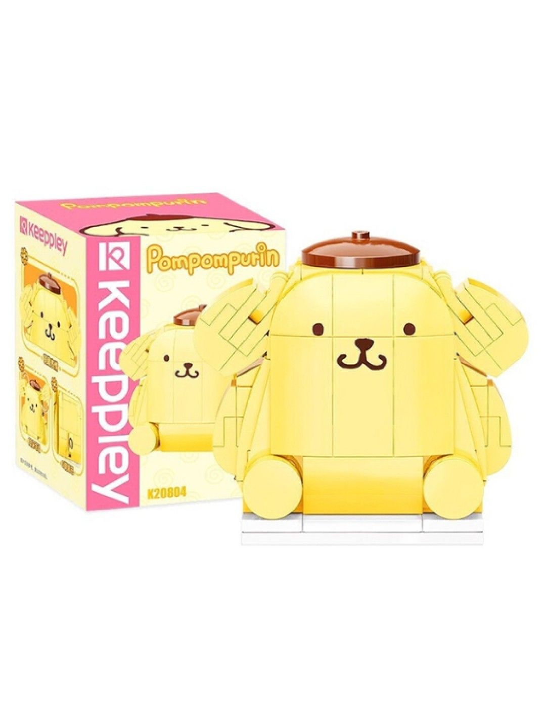 Sanrio Hello Kitty Series Pompompurin Building Blocks Toy Set (No Color- Image 4)