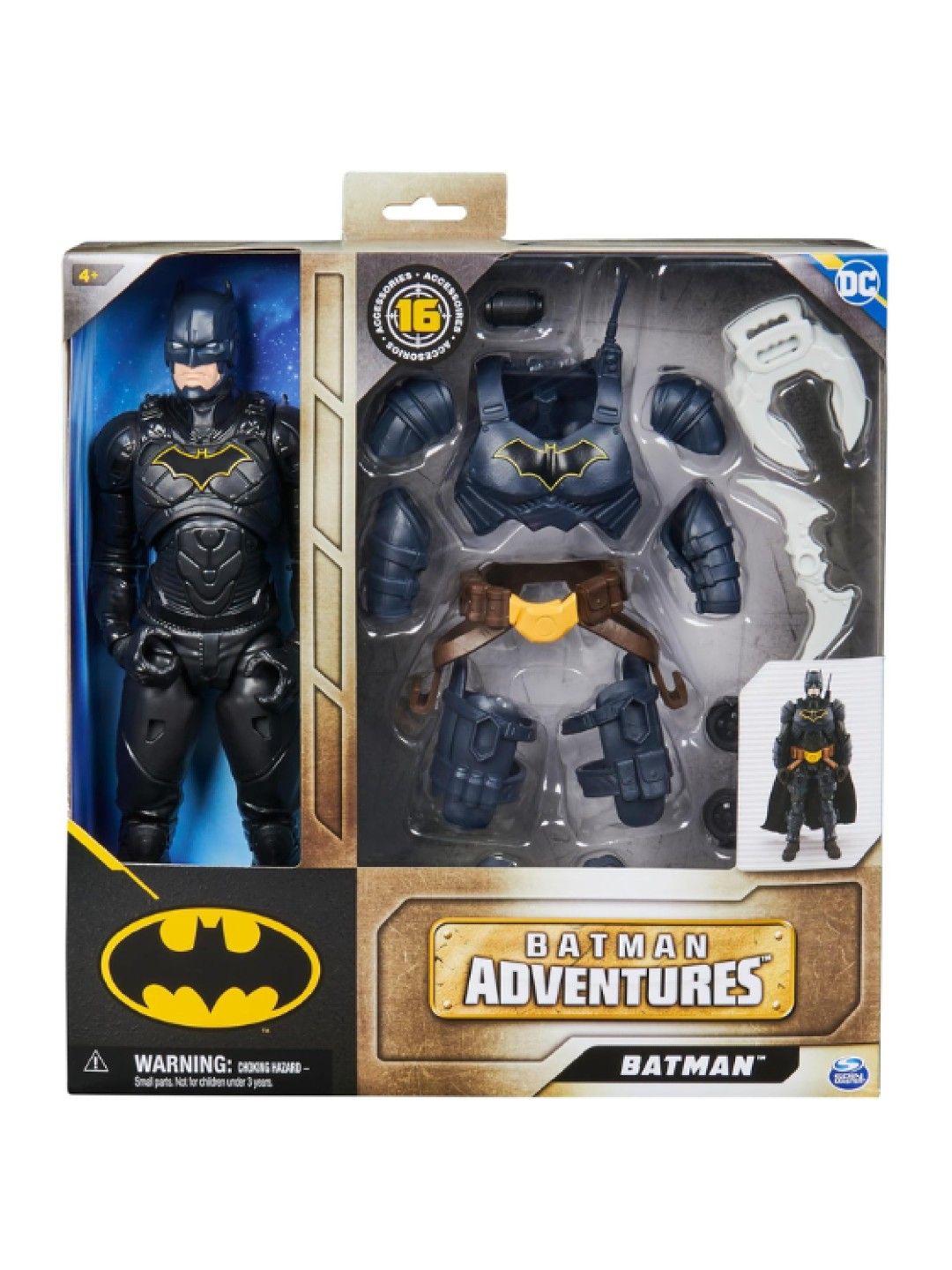 Batman DC Comics Action Figure with 16 Armor Accessories (No Color- Image 4)