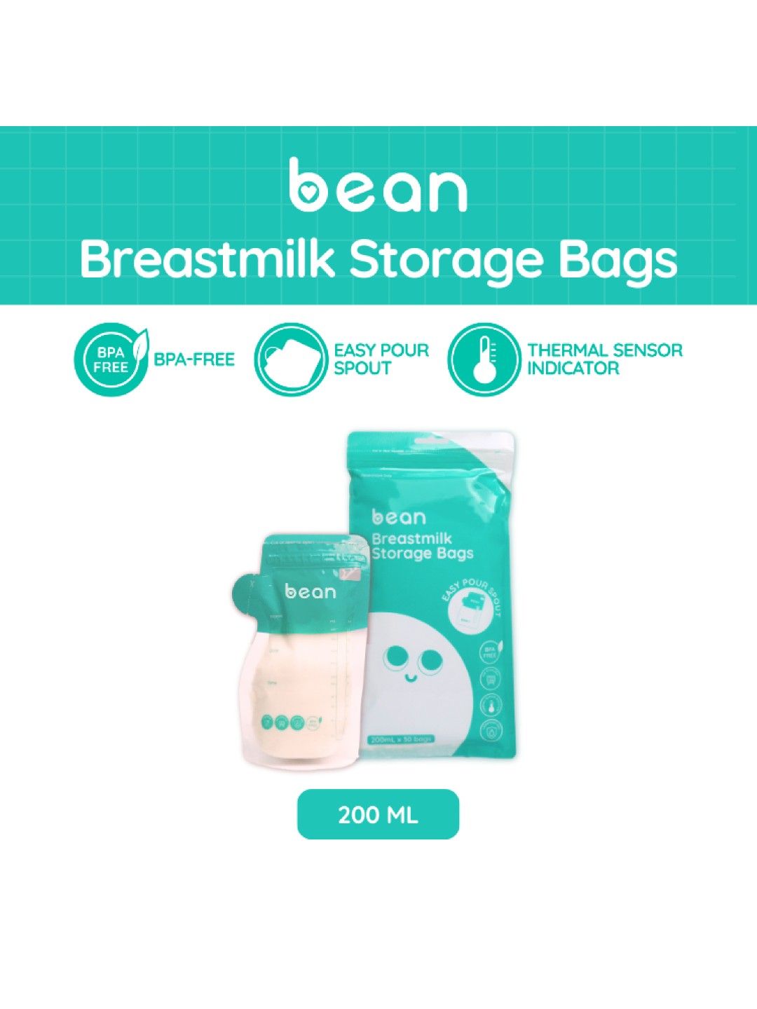 bean FloWonder Double Electric Breast Pump + Breastmilk Storage Bags (No Color- Image 4)