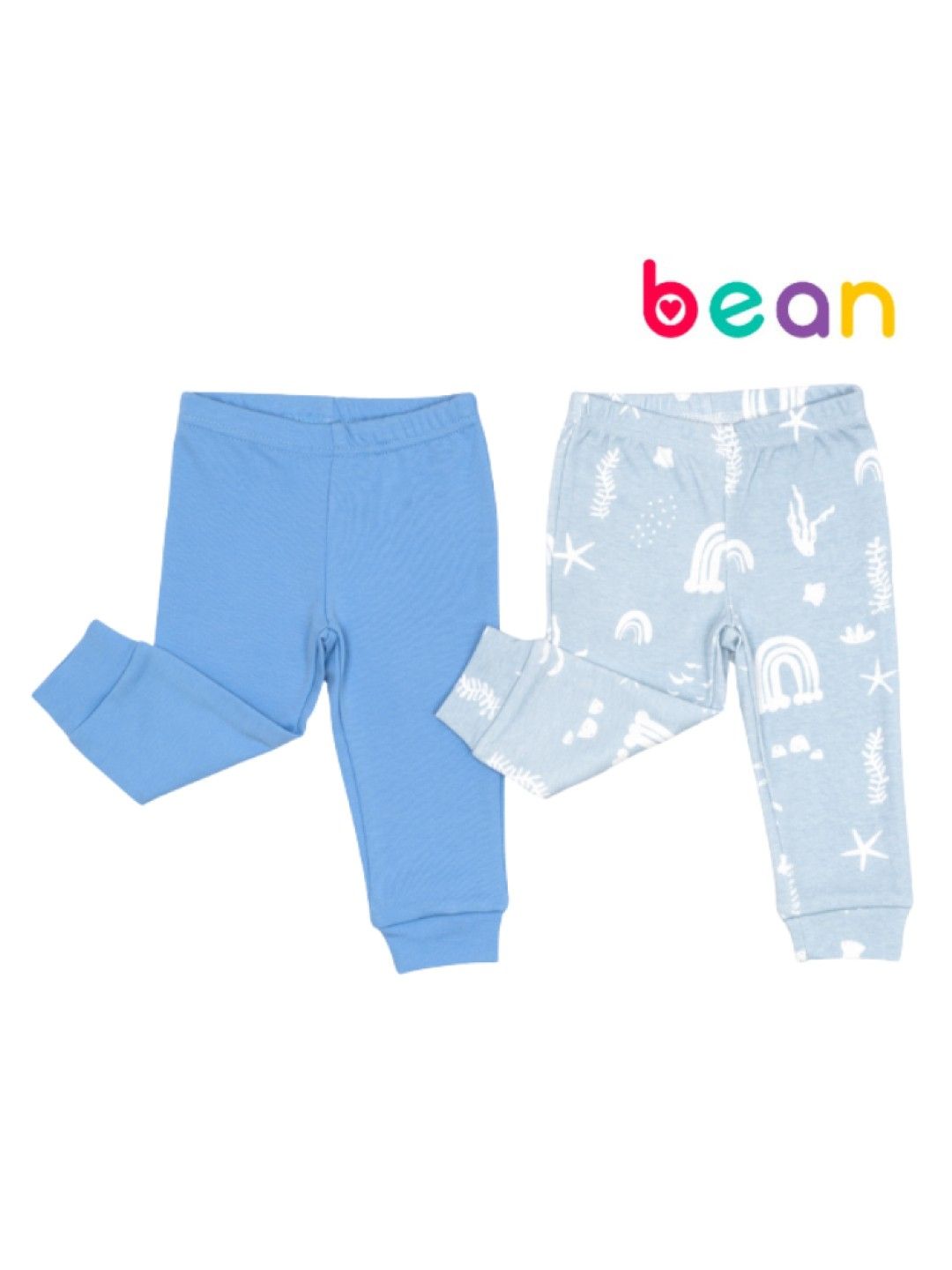 bean fashion 2 pcs Newborn Baby Pajama Bundle Ocean (No Color- Image 3)