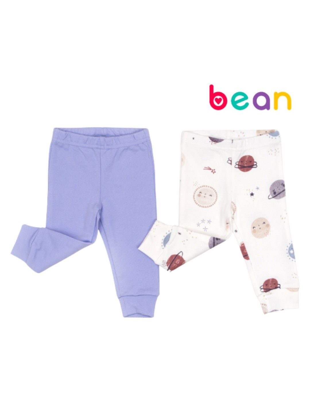 bean fashion 2 pcs Newborn Baby Pajama Bundle Planets (No Color- Image 3)