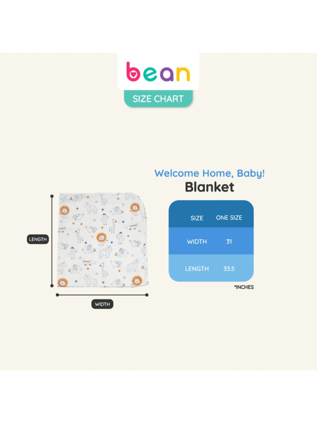 bean fashion Newborn Baby Blanket Planets (No Color- Image 3)