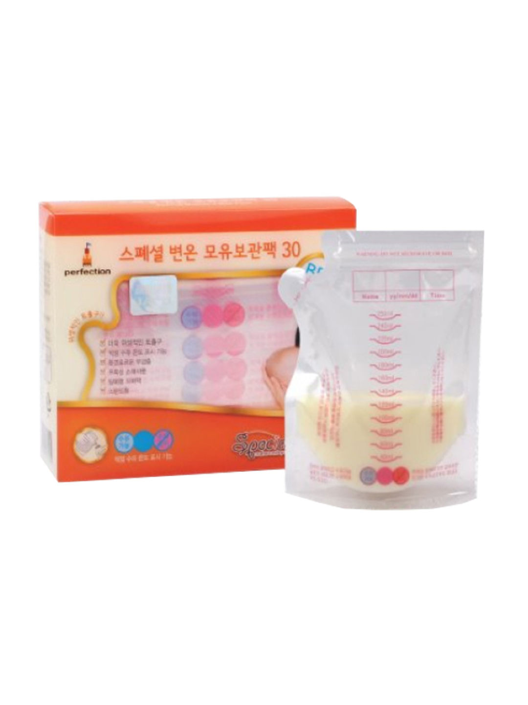 Perfection 2-Way Breast Milk Bag w/ Temp Detection