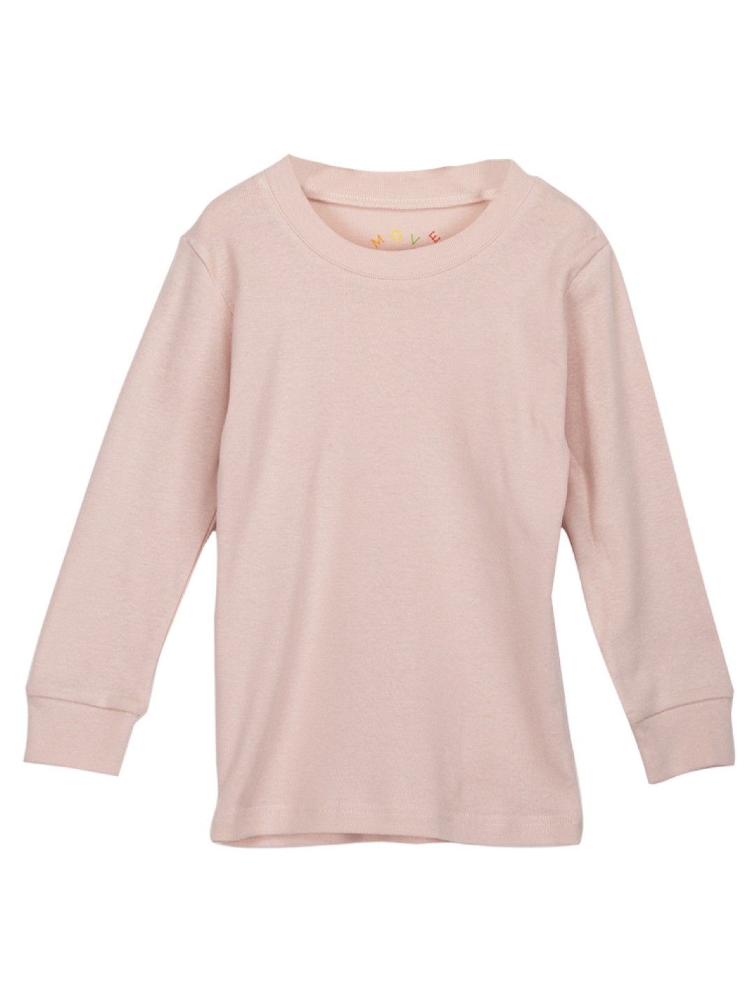 Meet My Feet Two-Piece Longsleeves Pajama Set for Girls (Light Pink- Image 2)