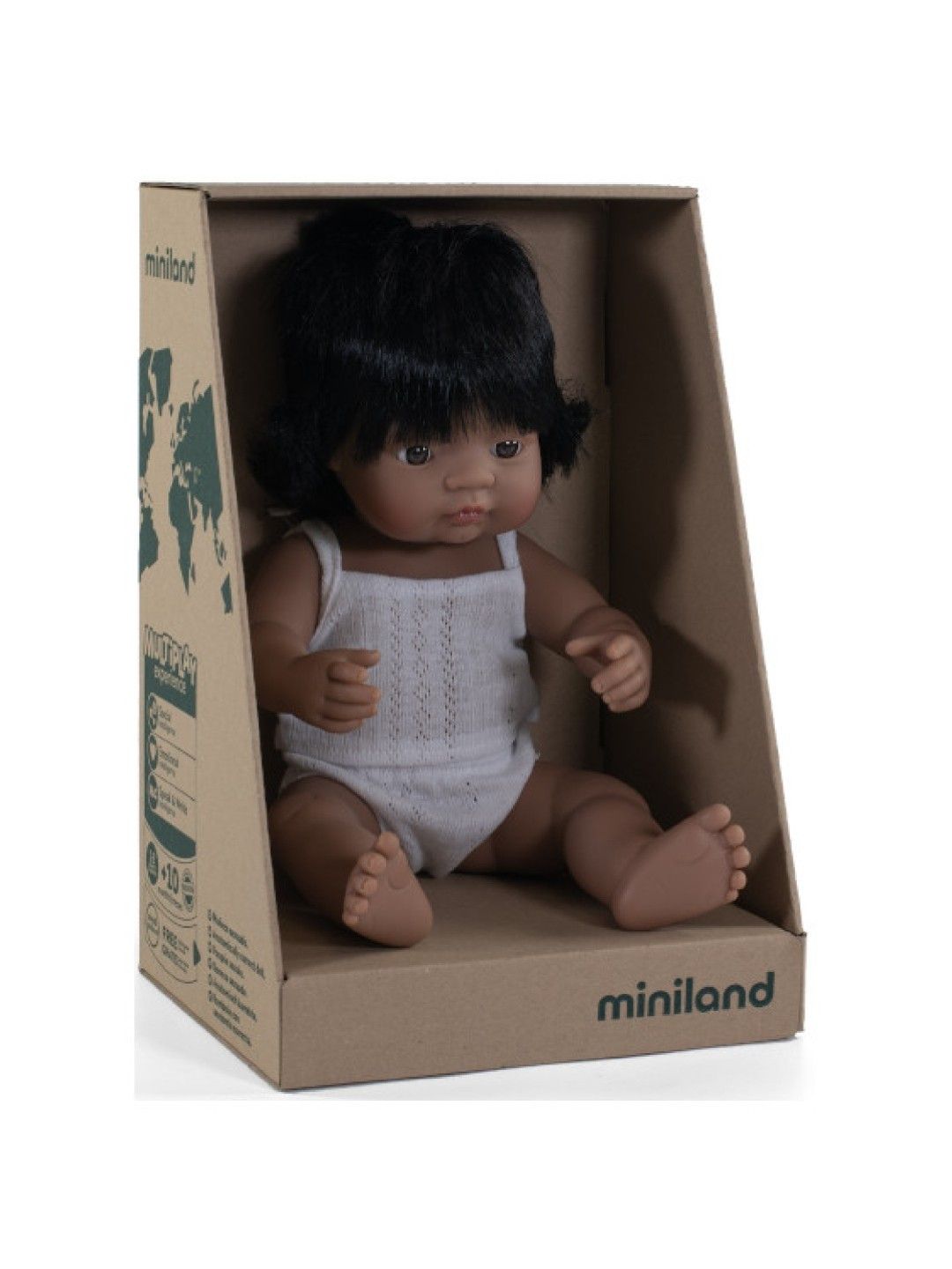 Miniland Dolls Baby Doll Hispanic Girl (38m)