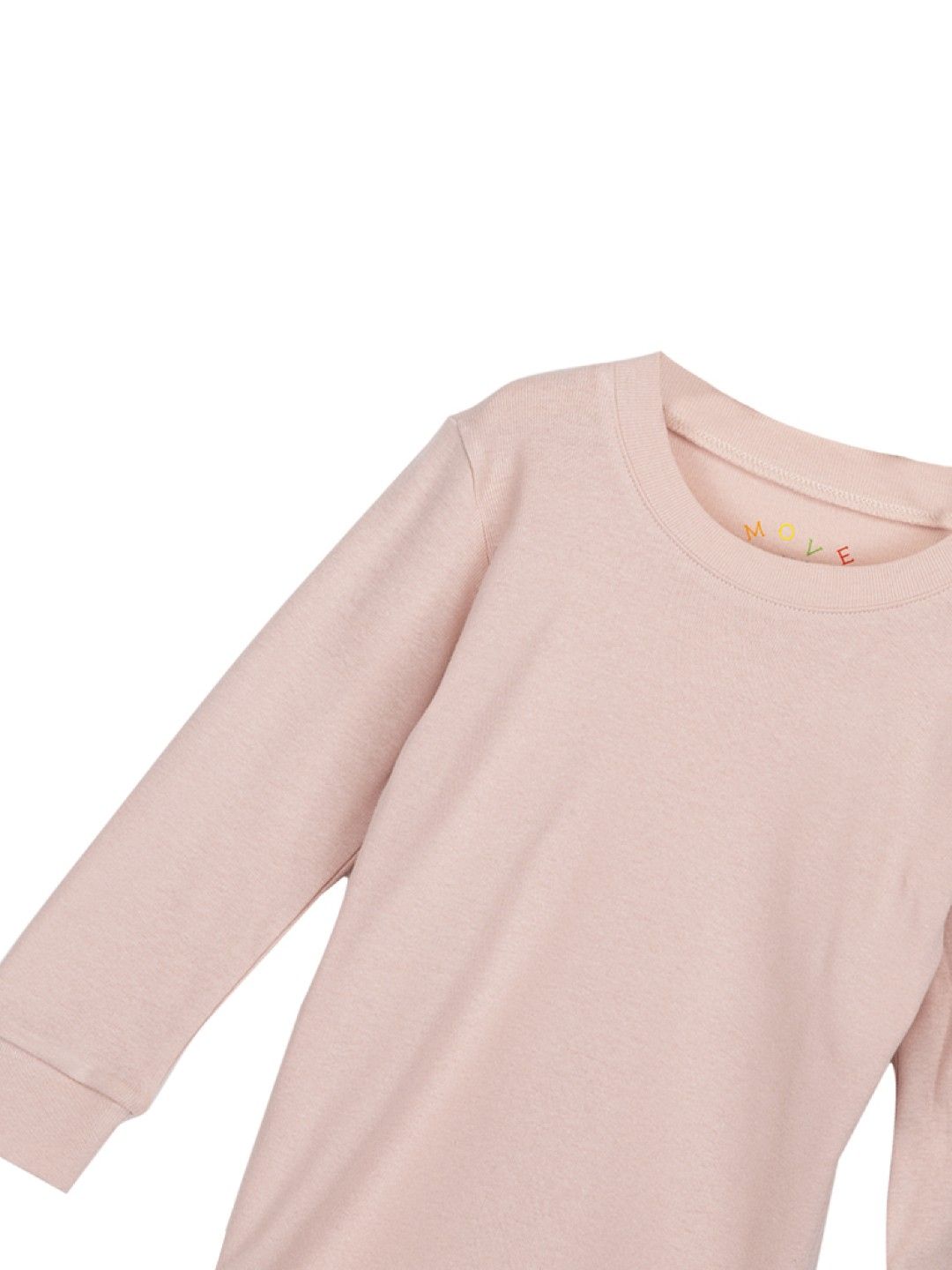Meet My Feet Two-Piece Longsleeves Pajama Set for Girls (Light Pink- Image 4)